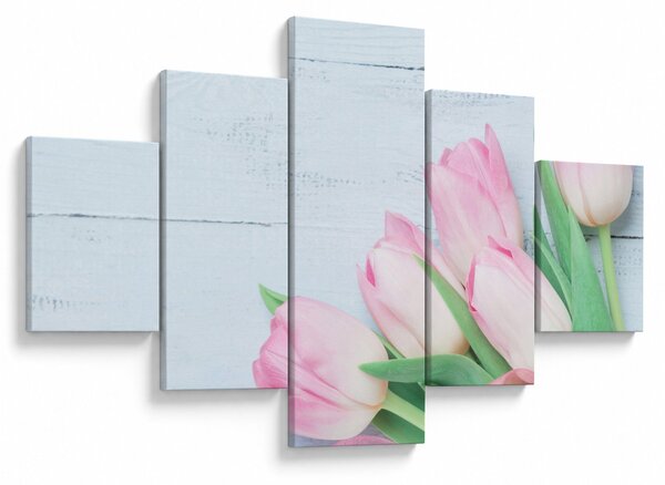 Obraz - Kytice tulipánů (125x70 cm)