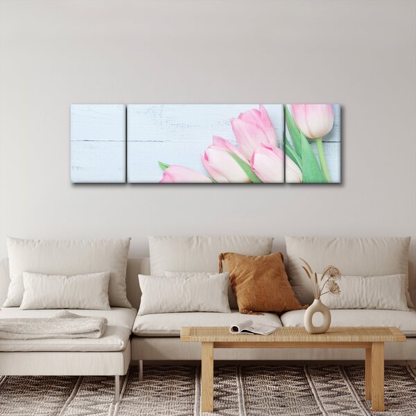 Obraz - Kytice tulipánů (170x50 cm)