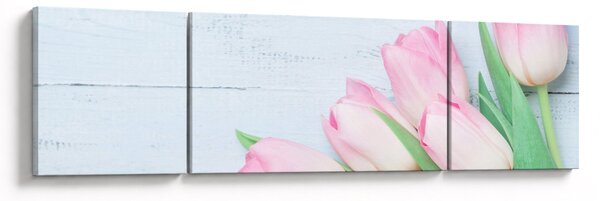 Obraz - Kytice tulipánů (170x50 cm)