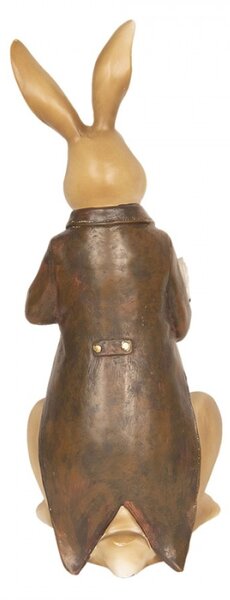 Figurka králíčka s knížkou – 15x13x40 cm