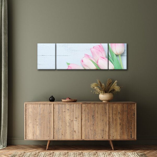 Obraz - Kytice tulipánů (170x50 cm)