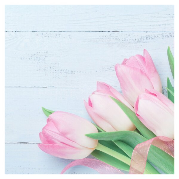 Obraz - Kytice tulipánů (30x30 cm)