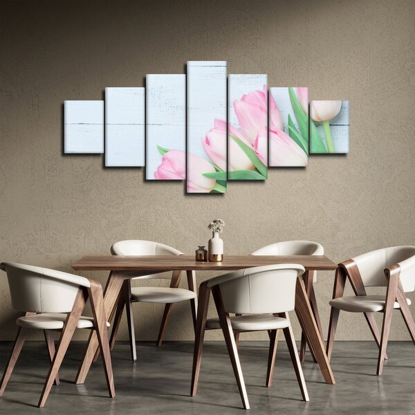 Obraz - Kytice tulipánů (210x100 cm)
