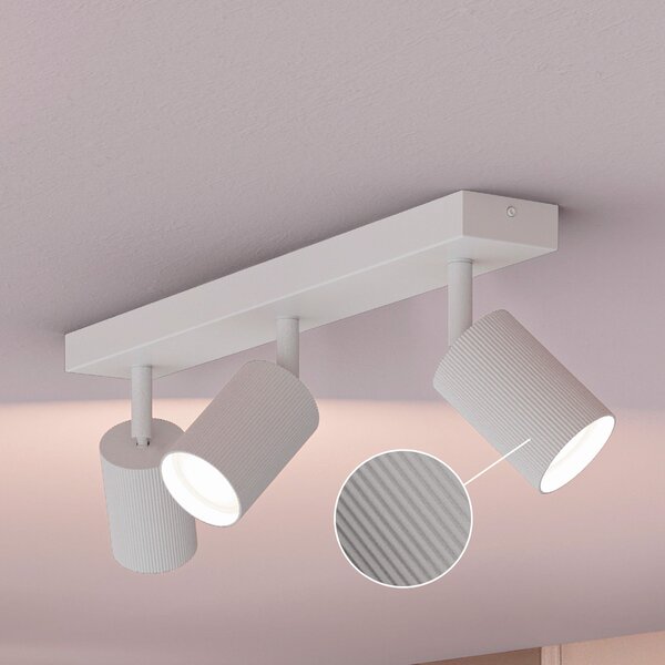 Wyatt LED bodové svítidlo 3×5W, AC 220–240, bílá