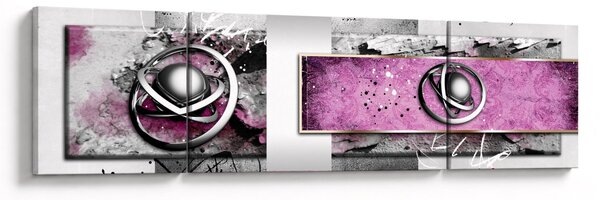 Obraz abstrakce (170x50 cm)
