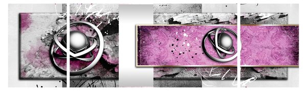 Obraz abstrakce (170x50 cm)
