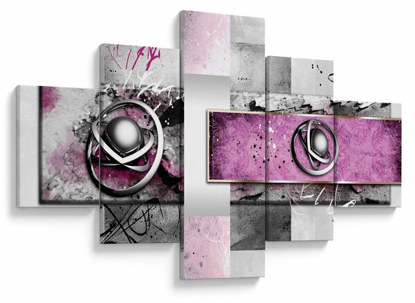 Obraz abstrakce (125x70 cm)