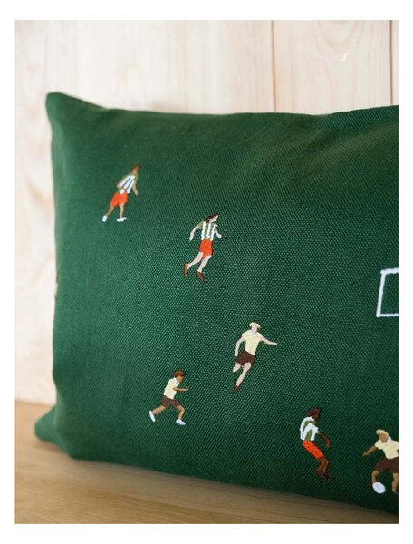 Vyšívaný povlak na polštář Soccer 60x40 cm Fine Little Day