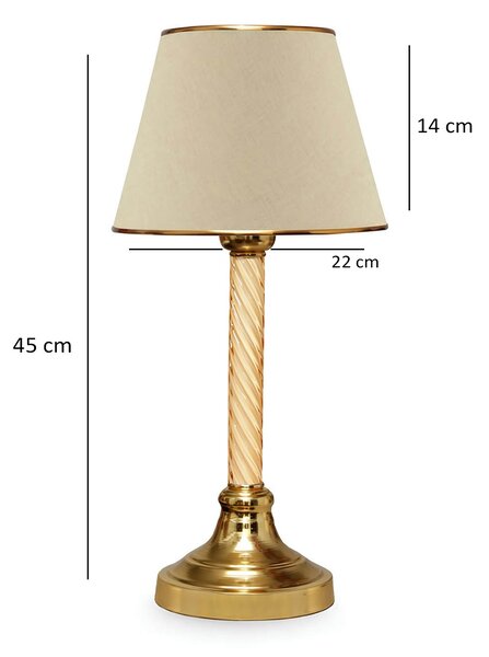 ASIR Stolní lampa AYD-2980 béžová