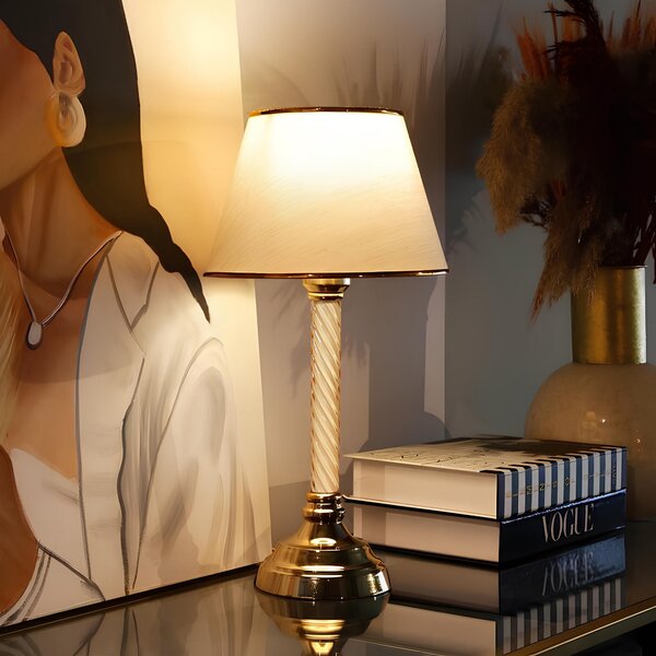 ASIR Stolní lampa AYD-2980 béžová