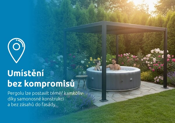 Marimex Bioklimatická pergola 3x4 m 11640722