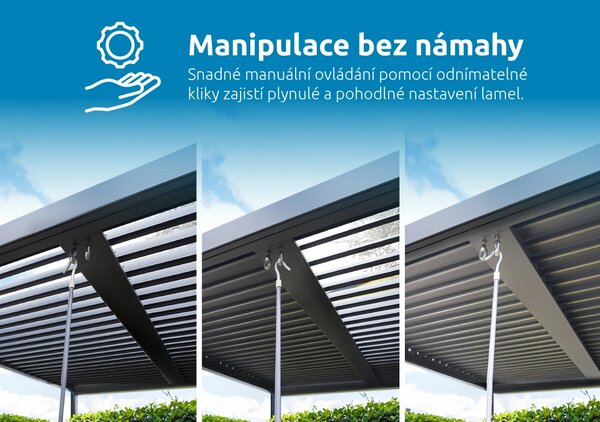 Marimex Bioklimatická pergola 3x4 m 11640722
