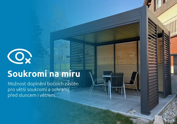 Marimex Bioklimatická pergola 3x4 m 11640722