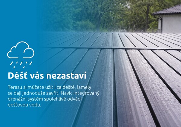 Marimex Bioklimatická pergola 3x4 m 11640722
