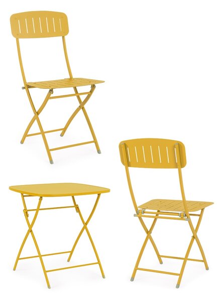 Set zahradního nábytku Ivy žlutý