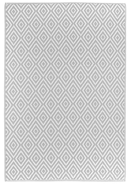 VENKOVNÍ KOBEREC, 120/180 cm, šedá, bílá Boxxx - Venkovní koberce & dlaždice