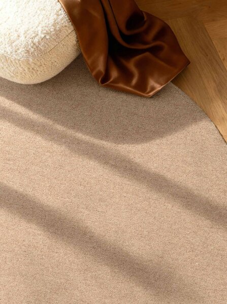 Koberec Elle Decoration Puristic Knots béžový kruh
