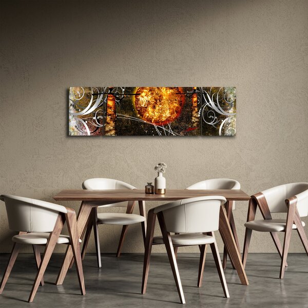 Obraz starověké dobové malby (170x50 cm)