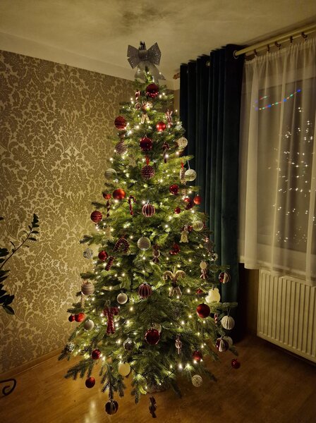 Umělý vánoční stromeček- Smrk jako živý 100% 3D- 200cm