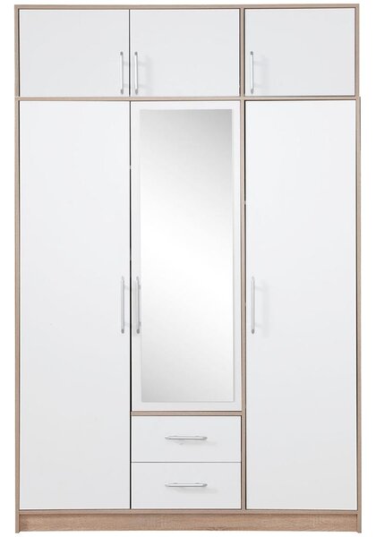 SMART sb | sestava šatních skříní | 145x245 cm | sonoma/bílá