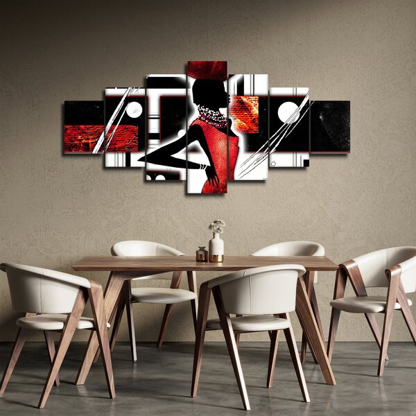 Obraz malby starověké dámy (210x100 cm)