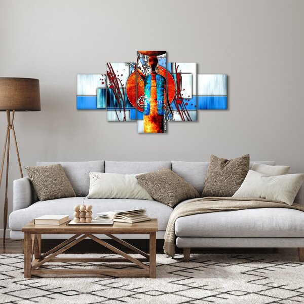 Obraz malby starověké osoby (125x70 cm)