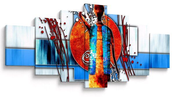 Obraz malby starověké osoby (210x100 cm)