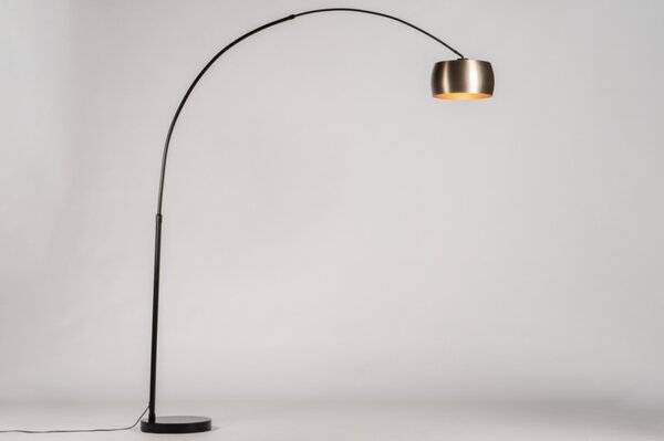 Stojací oblouková lampa Bond Gold (LMD)