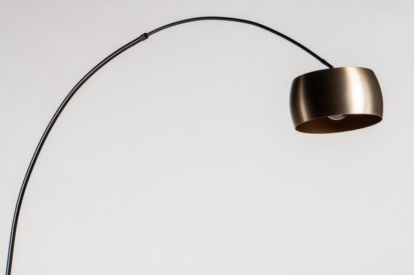 Stojací oblouková lampa Bond Gold (LMD)