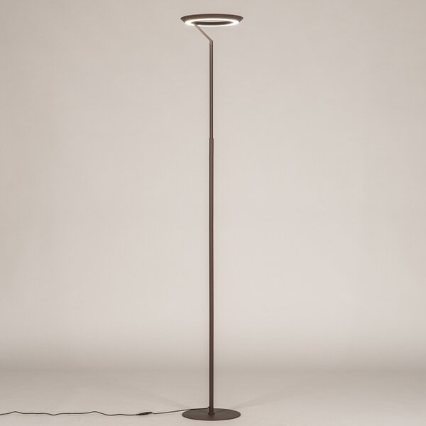 Stojací LED lampa s dotykovým stmívačem Gamma Brown (LMD)