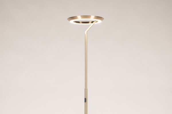 Stojací LED lampa s dotykovým stmívačem Gamma Gold (LMD)