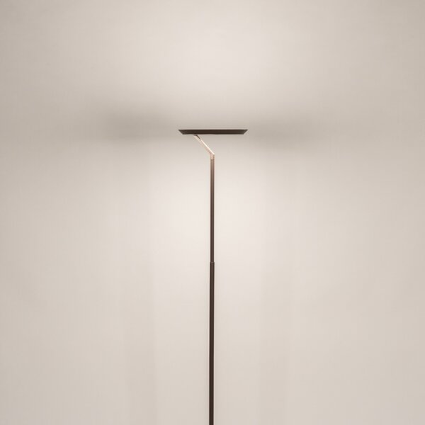 Stojací LED lampa s dotykovým stmívačem Gamma Brown (LMD)