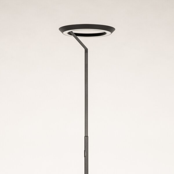 Stojací LED lampa s dotykovým stmívačem Gamma Black (LMD)