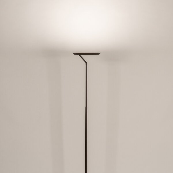 Stojací LED lampa s dotykovým stmívačem Gamma Brown (LMD)