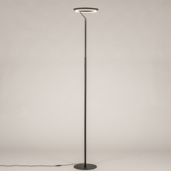 Stojací LED lampa s dotykovým stmívačem Gamma Black (LMD)