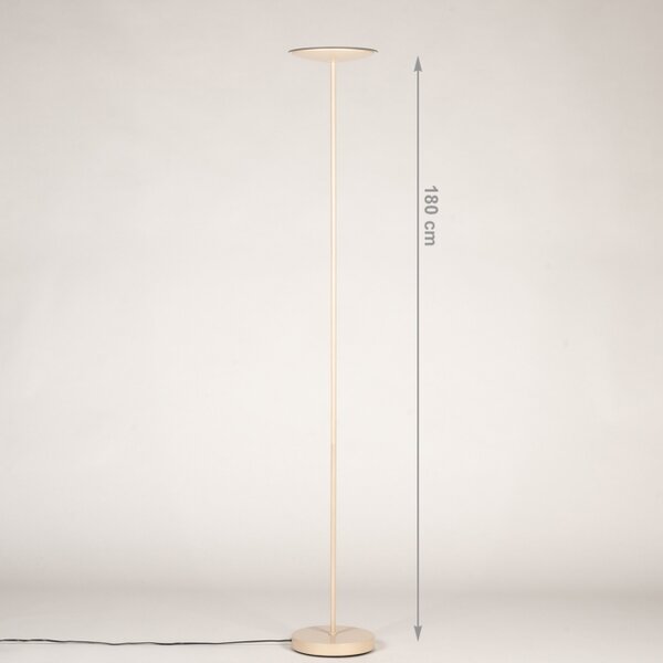 Stojací LED lampa se stmívačem Opus Taupe (LMD)