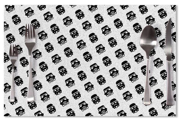 Sablio Prostírání Star Wars Stormtrooper Pattern šikmý: 40x30cm