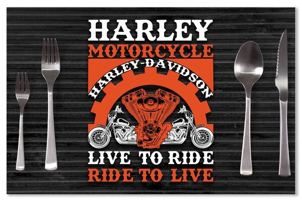 Sablio Prostírání Harley-Davidson Live to ride, ride to live: 40x30cm