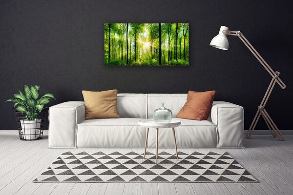 Obraz na plátně Les Příroda 120x60 cm
