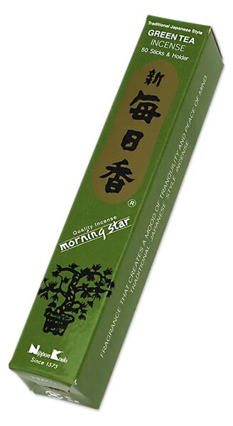 Morning Star Zelený čaj indické vonné tyčinky 20 g