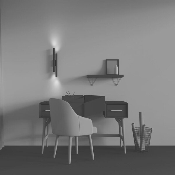 MAYTONI Nástěnné svítidlo Calipso 24W IP 20 C082WL-24W2.7K-B