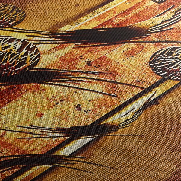 Obraz abstrakce (210x100 cm)
