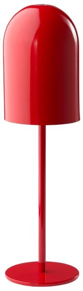 Jotex Červená kovová nabíjecí stolní LED lampa ARA