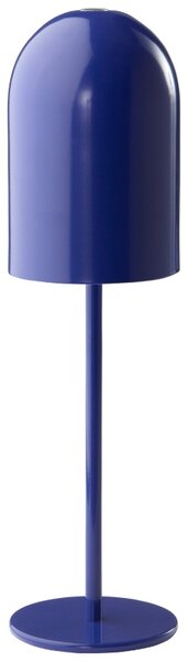 Jotex Modrá kovová nabíjecí stolní LED lampa ARA