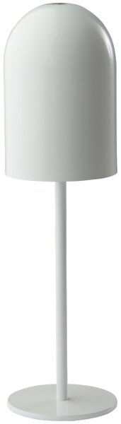 Jotex Bílá kovová nabíjecí stolní LED lampa ARA