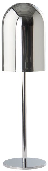 Jotex Stříbrná kovová nabíjecí stolní LED lampa ARA
