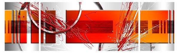 Abstraktní obraz (170x50 cm)
