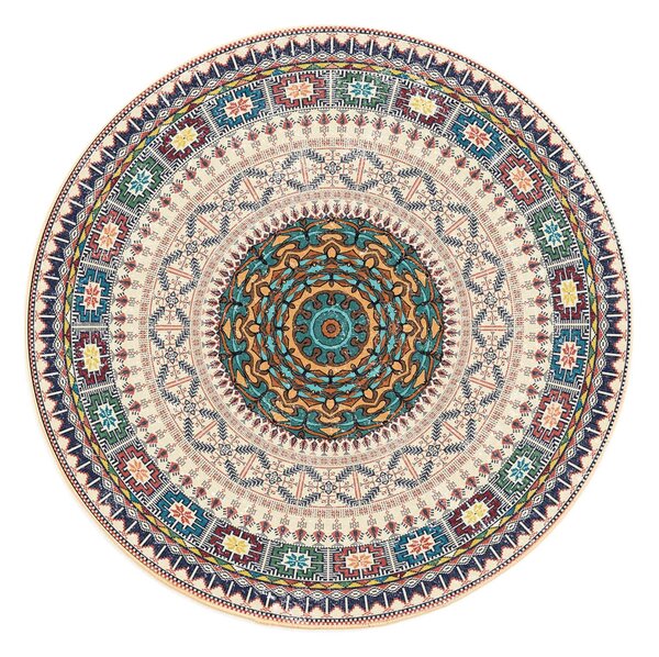 TZ Kruhový vzorovaný koberec Oriental Rozměr: 100 cm