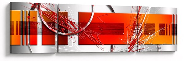 Abstraktní obraz (170x50 cm)