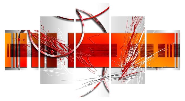 Abstraktní obraz (125x70 cm)